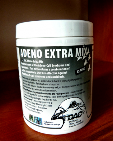  Adeno extra Mix DAC | лікування адено-колі синдрому,  кокцидіозу голубів