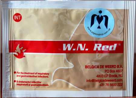 W. N. RED Belgica de weerd | засіб проти інфекцій верхніх дихальних шляхів для голубів