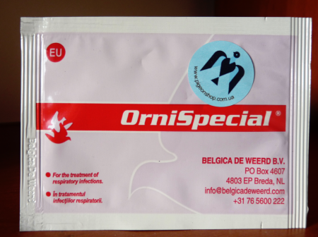 Orni Special Belgica de Weerd засіб проти орнітозу, мікоплазмозу, гемофільозу