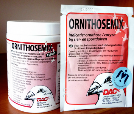  Ornithosemix DAC PHARMA 10г  | препарат від орнітозу та мікоплазмозу голубів