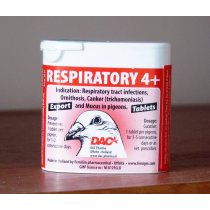 Respiratory 4+ DAC таблетки для лікування бактеріальних інфекцій голубів